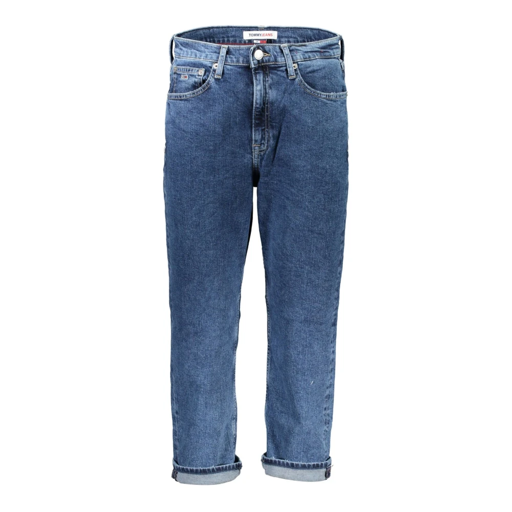 Tommy Hilfiger Blauwe Denim Jeans met Borduurwerk Blue Dames