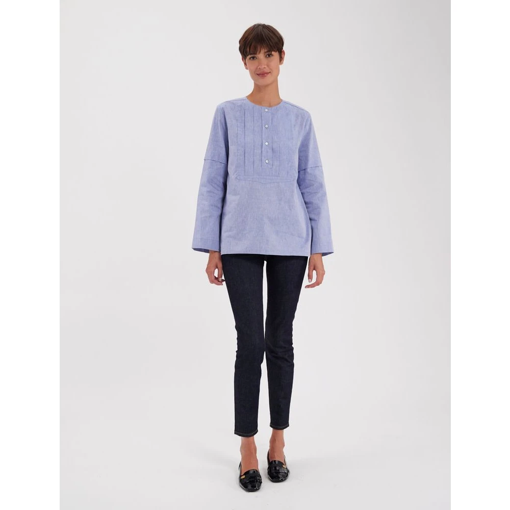 Ines De La Fressange Paris Blouses & Shirts Blue Dames