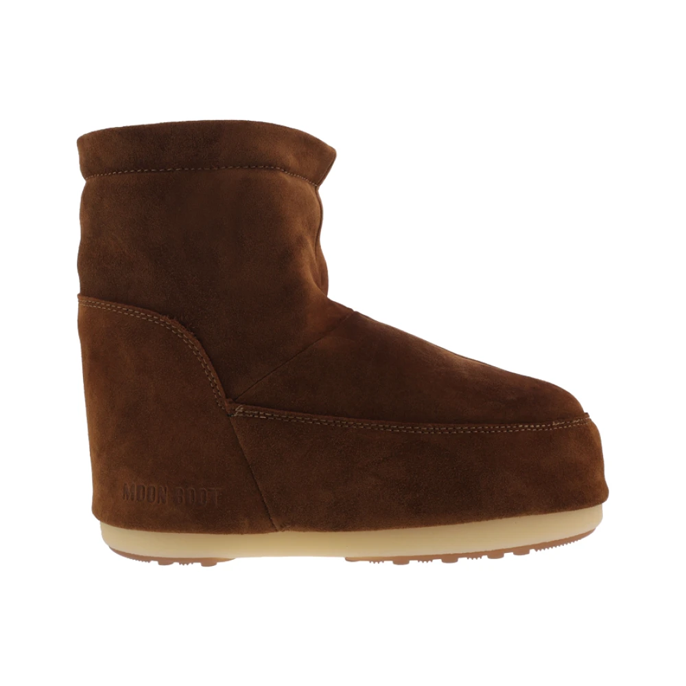 Moon Boot Icon Low No Lace Brun Boots Brown, Dam