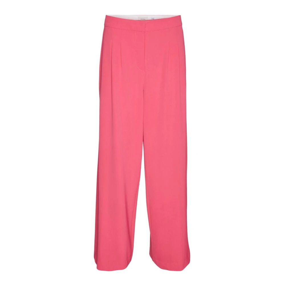 Vero Moda Fuchsia Broek met Ritssluiting Pink Dames