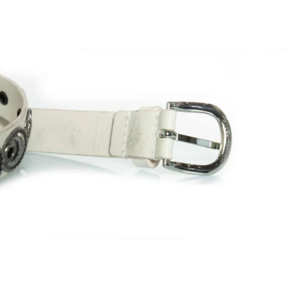 Isabel Marant Pre-owned Leather belts White Dames
