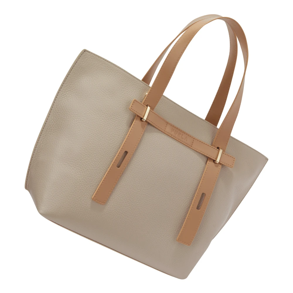 Furla Giove Tote M Beige Dames