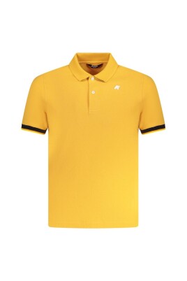 polo-orange-avec-poignets-contrastes
