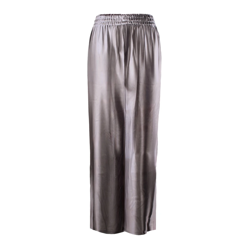 Diesel Vrouw Grijs Broeken Dames, 2XS, Rayon, Wijde Broek