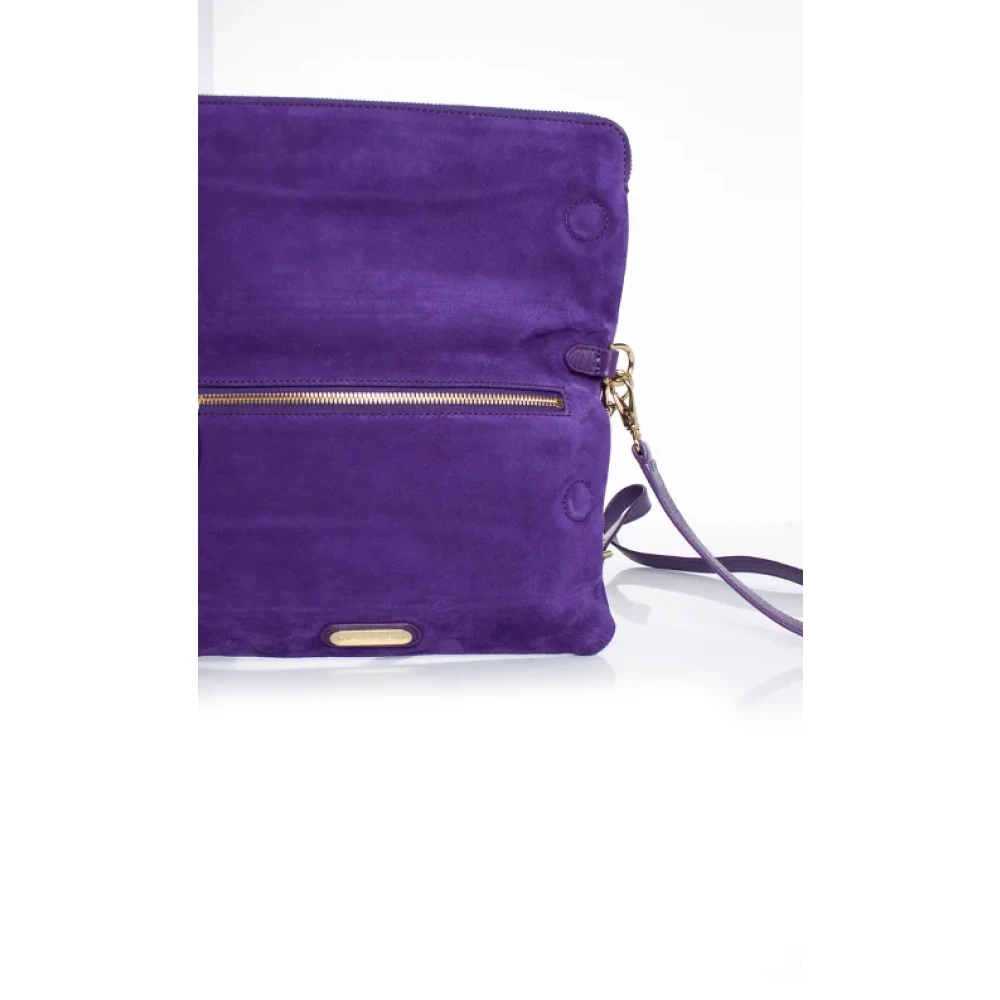 Ralph Lauren Suede shoulder-bags Purple Dames