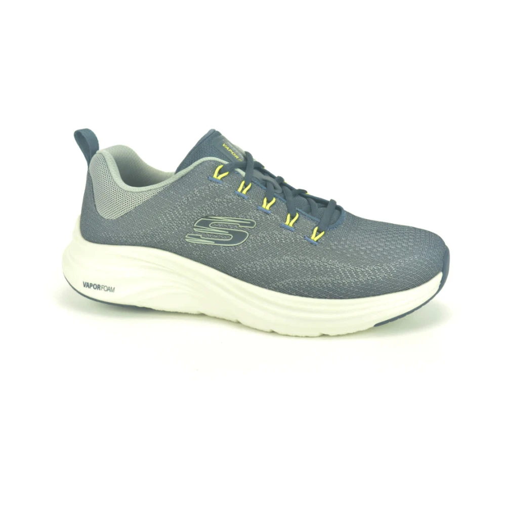 Skechers Lycra Runner in Grijsblauw Heren Schoenen