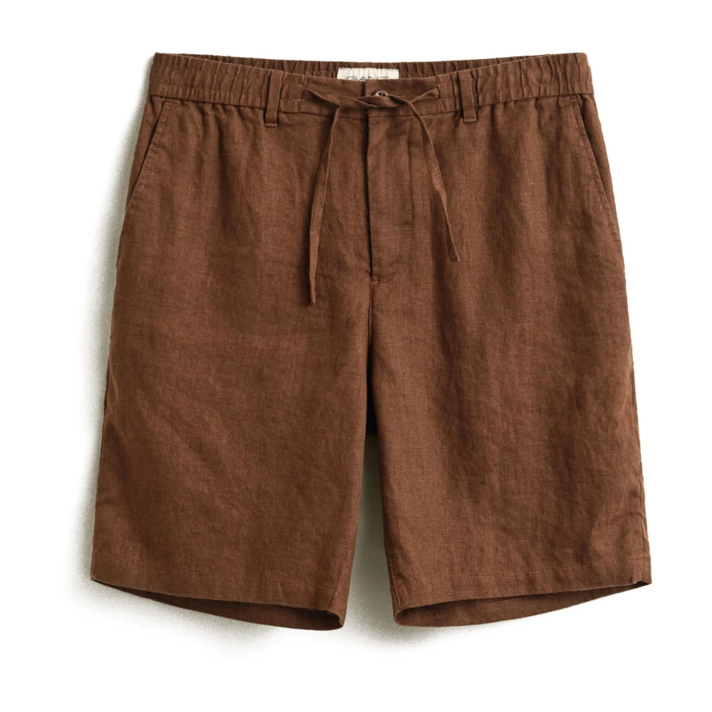 Gant Men's Brown Casual Shorts - Casual Shorts - S - Shorts