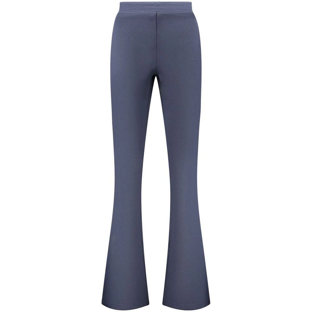 K-Way Women's Blue Polyester Elastic Waist Pants