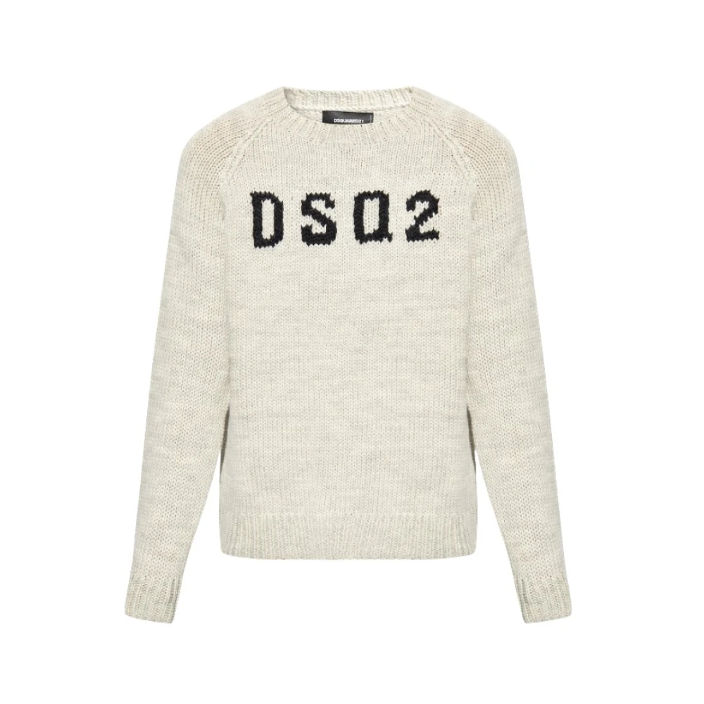 Dsquared2 Stijlvolle Sweaters White Heren