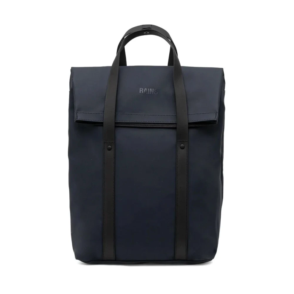 Rains Men's Blue Backpacks, One Size, 2 Way Tote Backpack W3