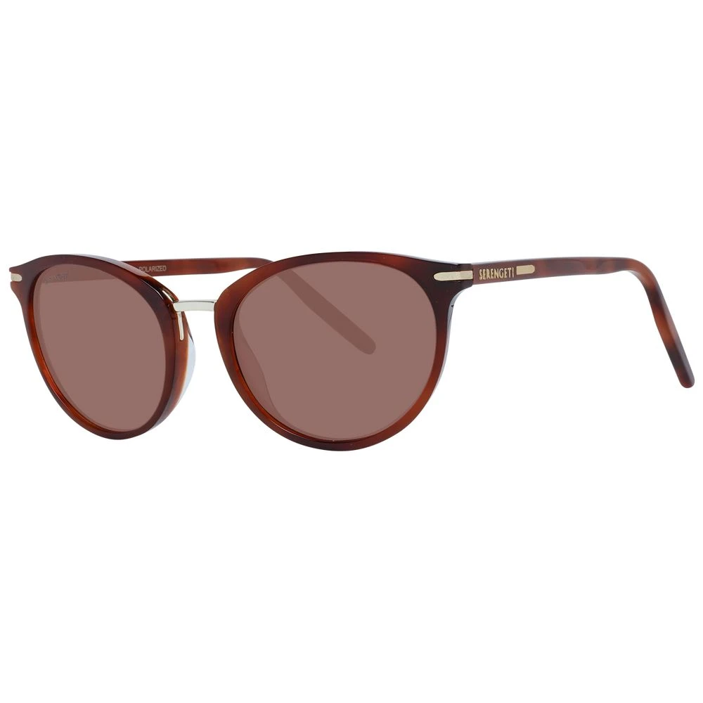 Serengeti Women's Brown Polarized Butterfly Sunglasses