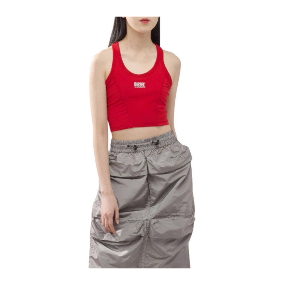 Diesel Stijlvolle synthetische onderkleding voor vrouwen Red Dames