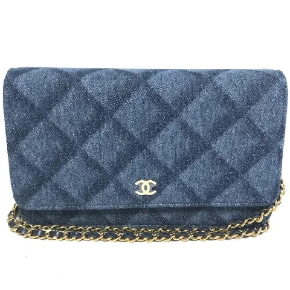 Chanel Vintage Pre-owned Denim chanel-bags Blue Dames