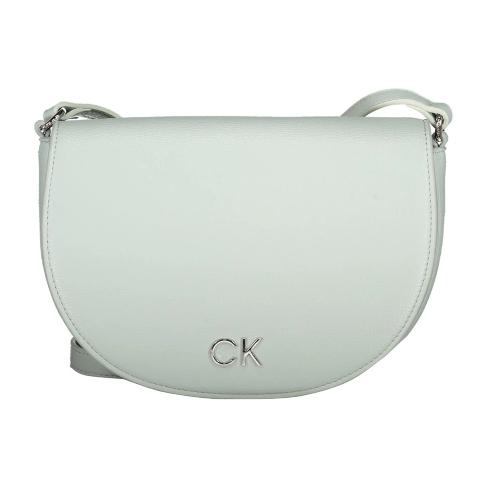 Calvin Klein Women's Blue Crossbody Bag With Adjustable Strap - Cross Body Bags - One Size- Bags