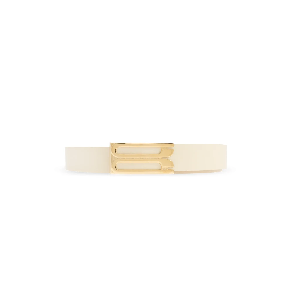 Victoria Beckham Women's Beige Belts, 90 Cm, Frame Belt