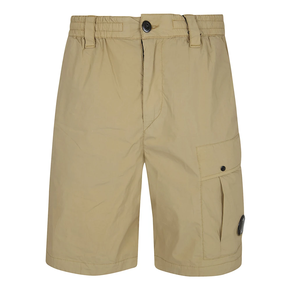 C.p. Company Men's Beige Casual Shorts, S, Bermuda Cargo