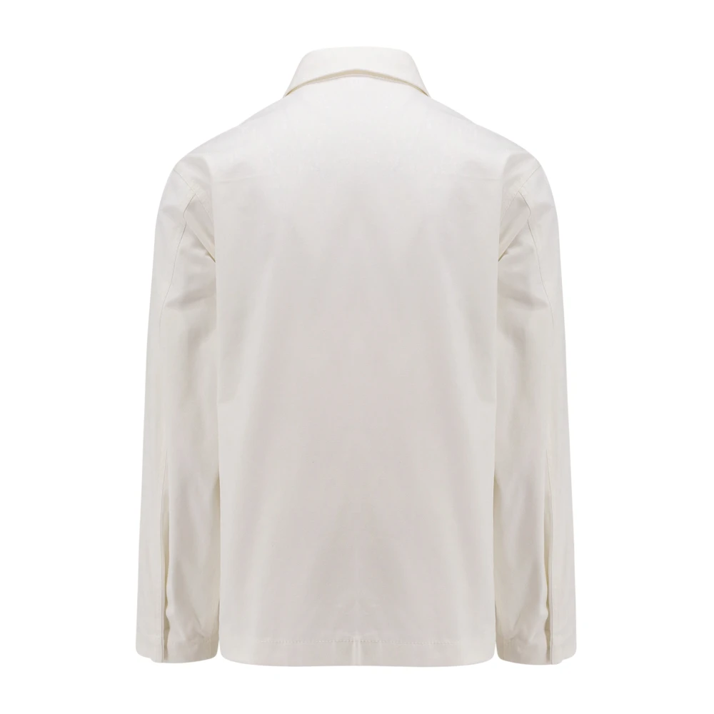 Valentino Klassieke Kraag Wit Overhemd Jas White Heren