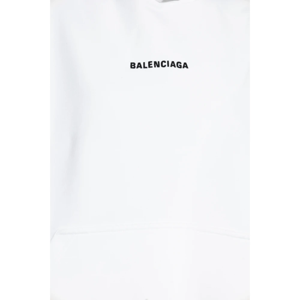 Balenciaga Sweatshirt met logo White Dames