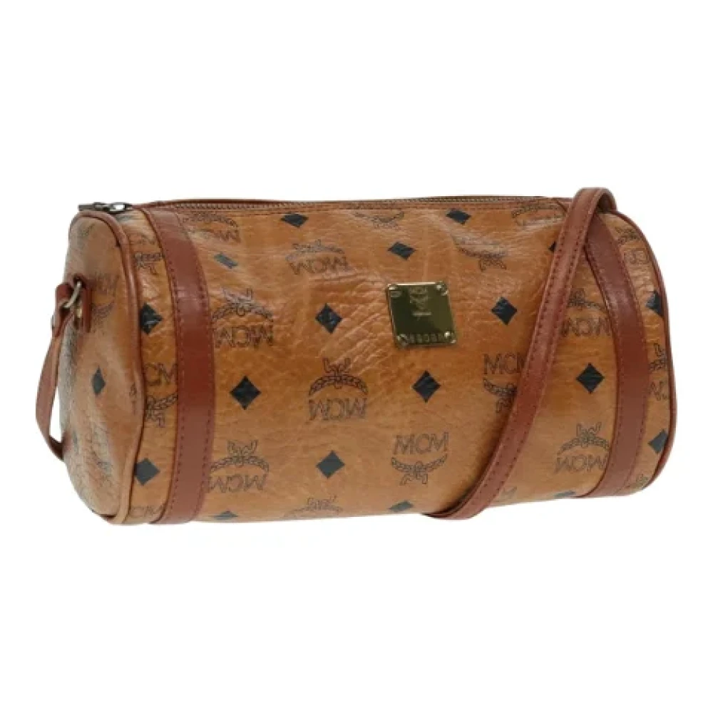 MCM Pre-owned Leather shoulder-bags Brown Dames
