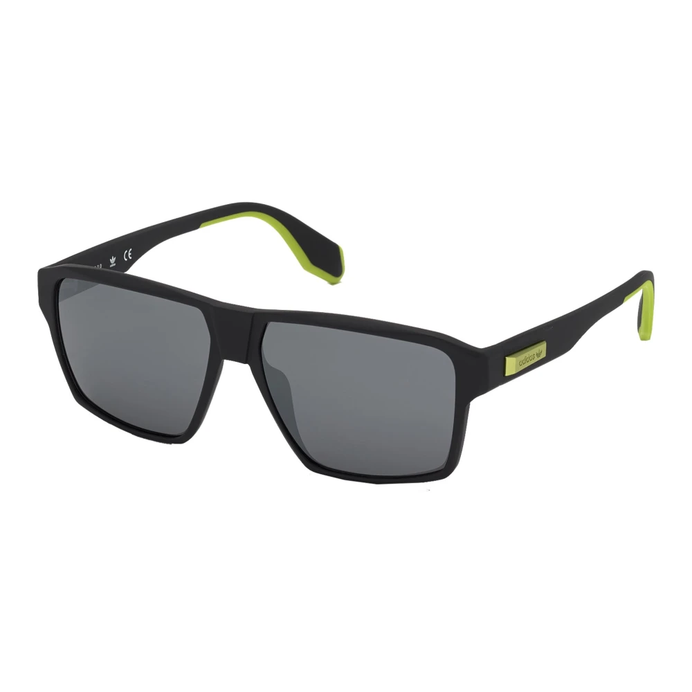Adidas Originals Men's Black Sunglasses, 58 Mm, Matte Lime Sunglasses