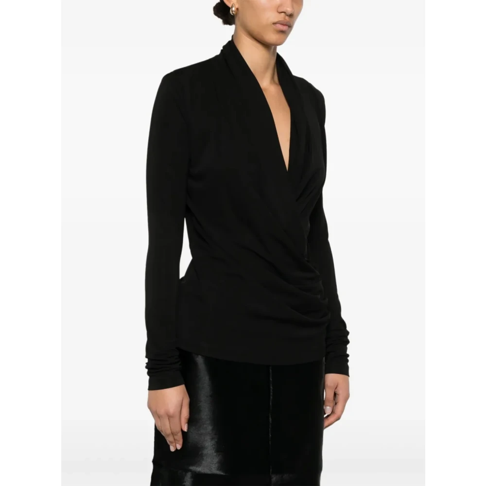 TotêMe Stijlvolle Jersey Top Black Dames