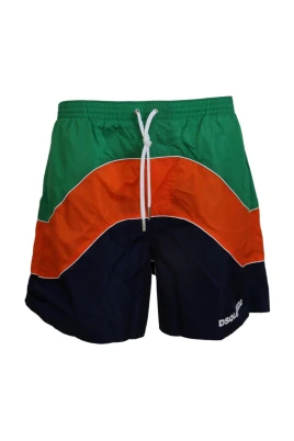 ColorBlock Badshorts Multicolor Logo Print
