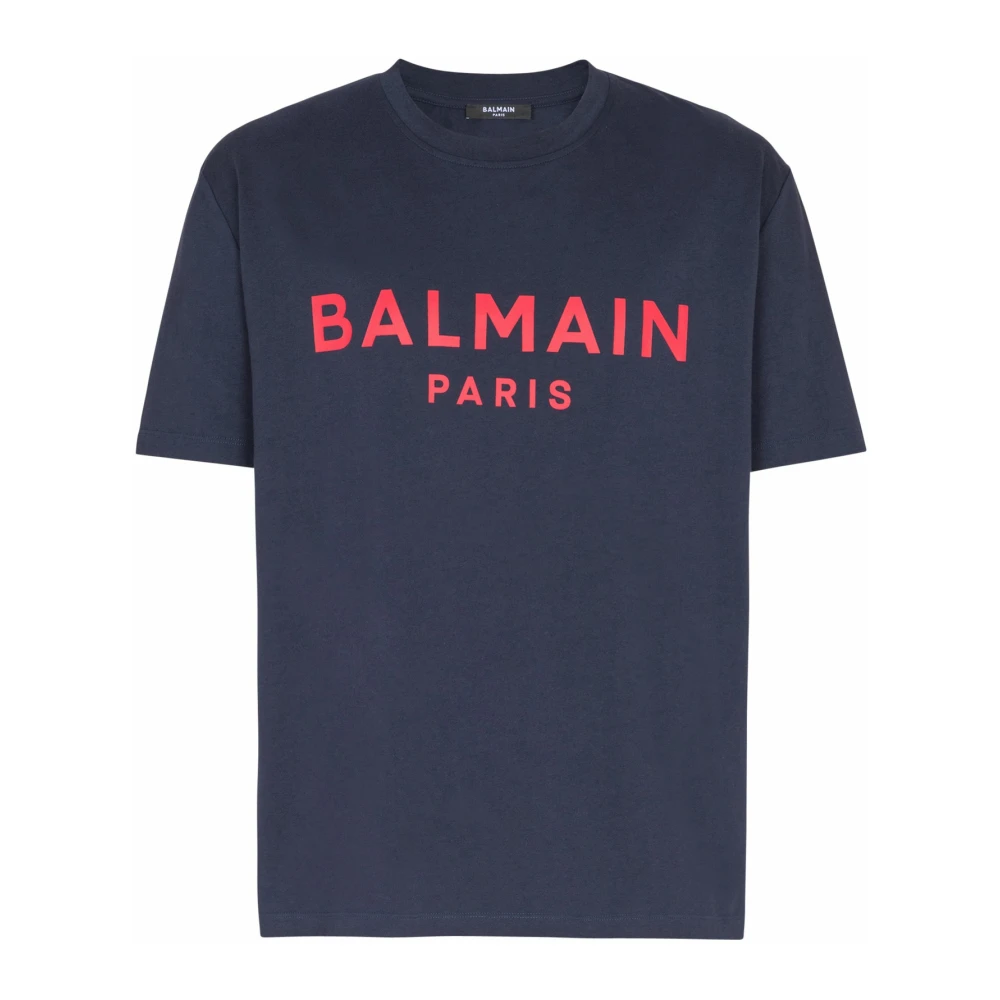 Balmain - Tops > T-Shirts - Blue - Balmain - Modalova