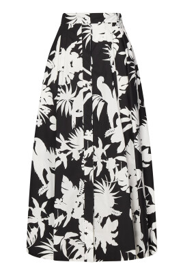 jupe-noire-a-imprime-floral