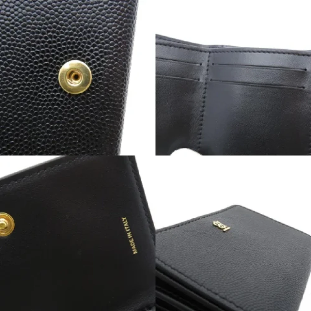 Burberry Vintage Pre-owned Leather wallets Black Dames