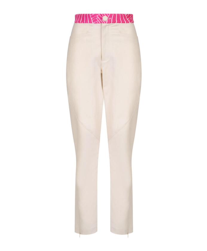 licht-beige-and-reckless-pink-broek
