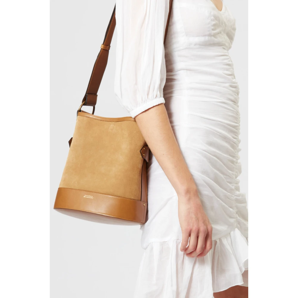 Isabel marant Samara Leren Handtas Brown Dames