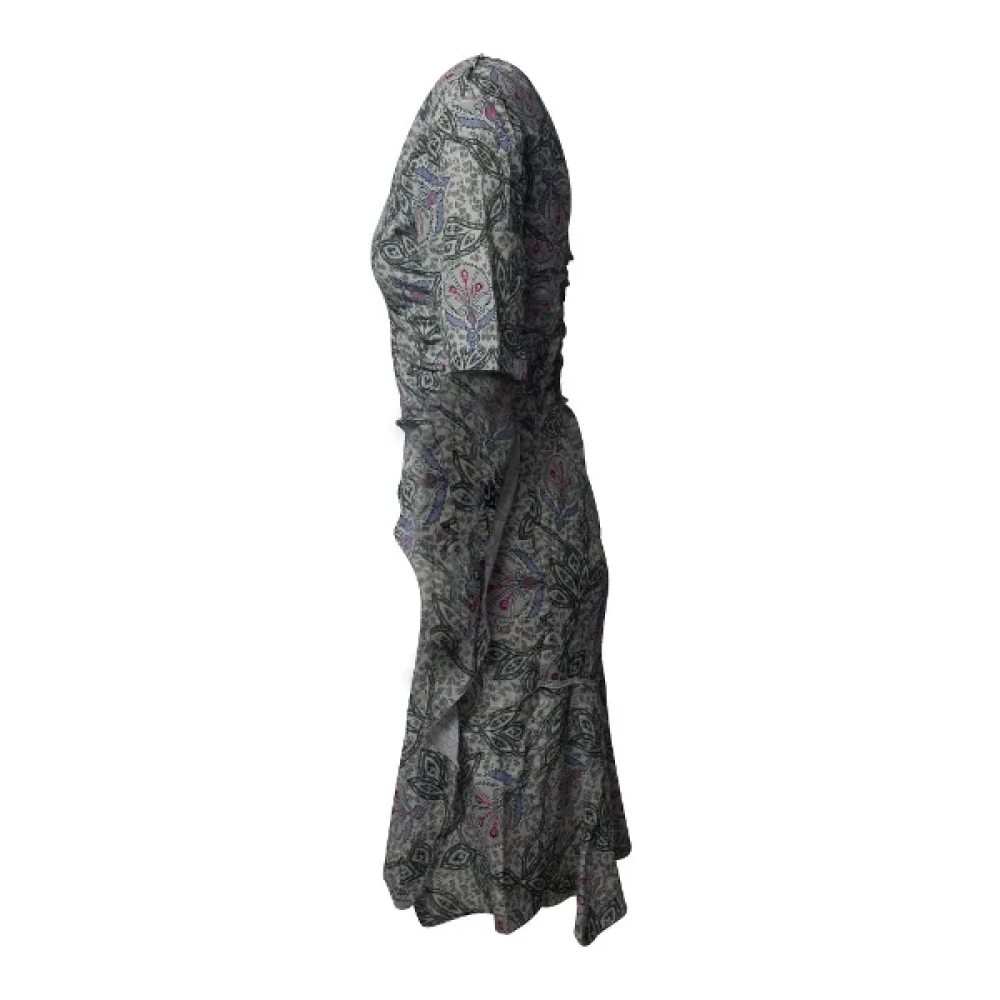 Isabel Marant Pre-owned Viscose dresses Gray Dames