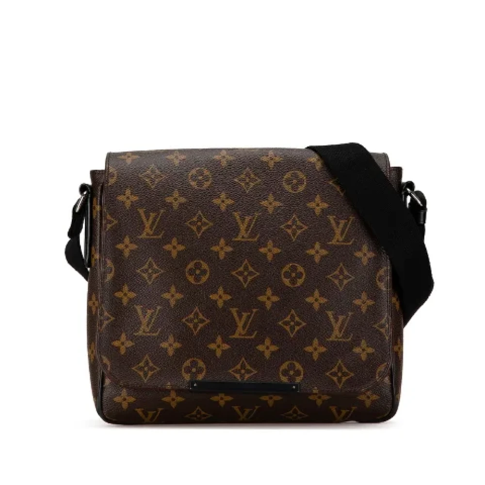 Louis Vuitton Vintage Pre-owned Canvas shoulder-bags Brown Dames