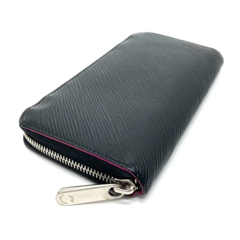 Louis Vuitton Vintage Pre-owned Leather wallets Black Dames