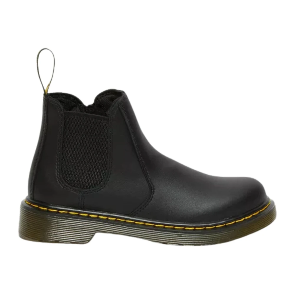 Dr. Martens Unisex Kids Black Kids Boots, 31 Eu, Leather Ankle Boots