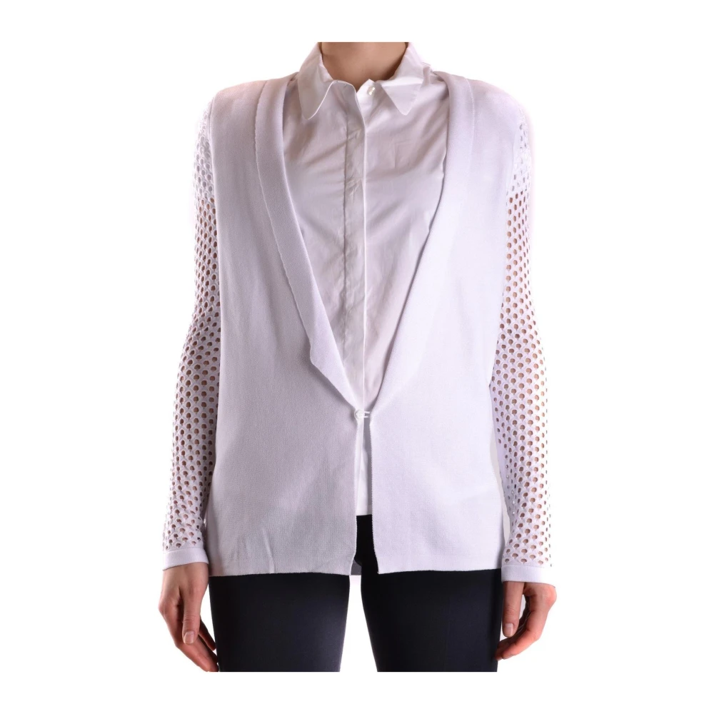 Pinko Women's White Cardigan - Cardigans - M - Knitwear
