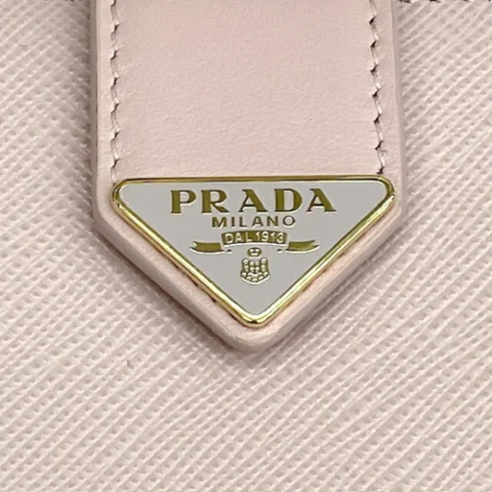 Prada Vintage Pre-owned Leather wallets Pink Dames