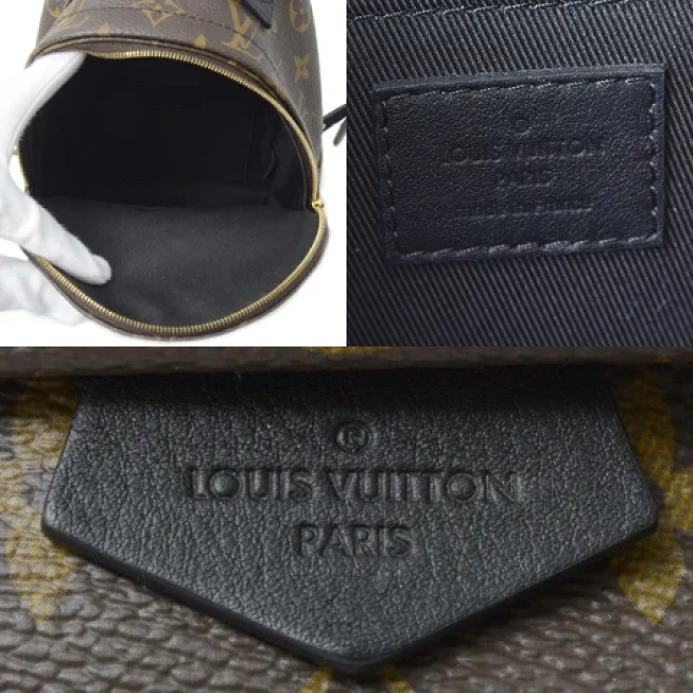 Louis Vuitton Vintage Pre-owned Canvas backpacks Brown Dames
