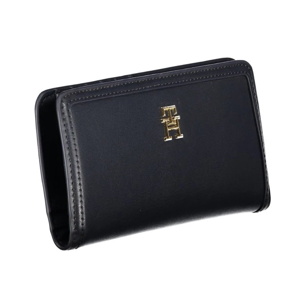 Tommy Hilfiger Blauwe Portemonnee van Polyethyleen met Meerdere Compartimenten Blue Dames