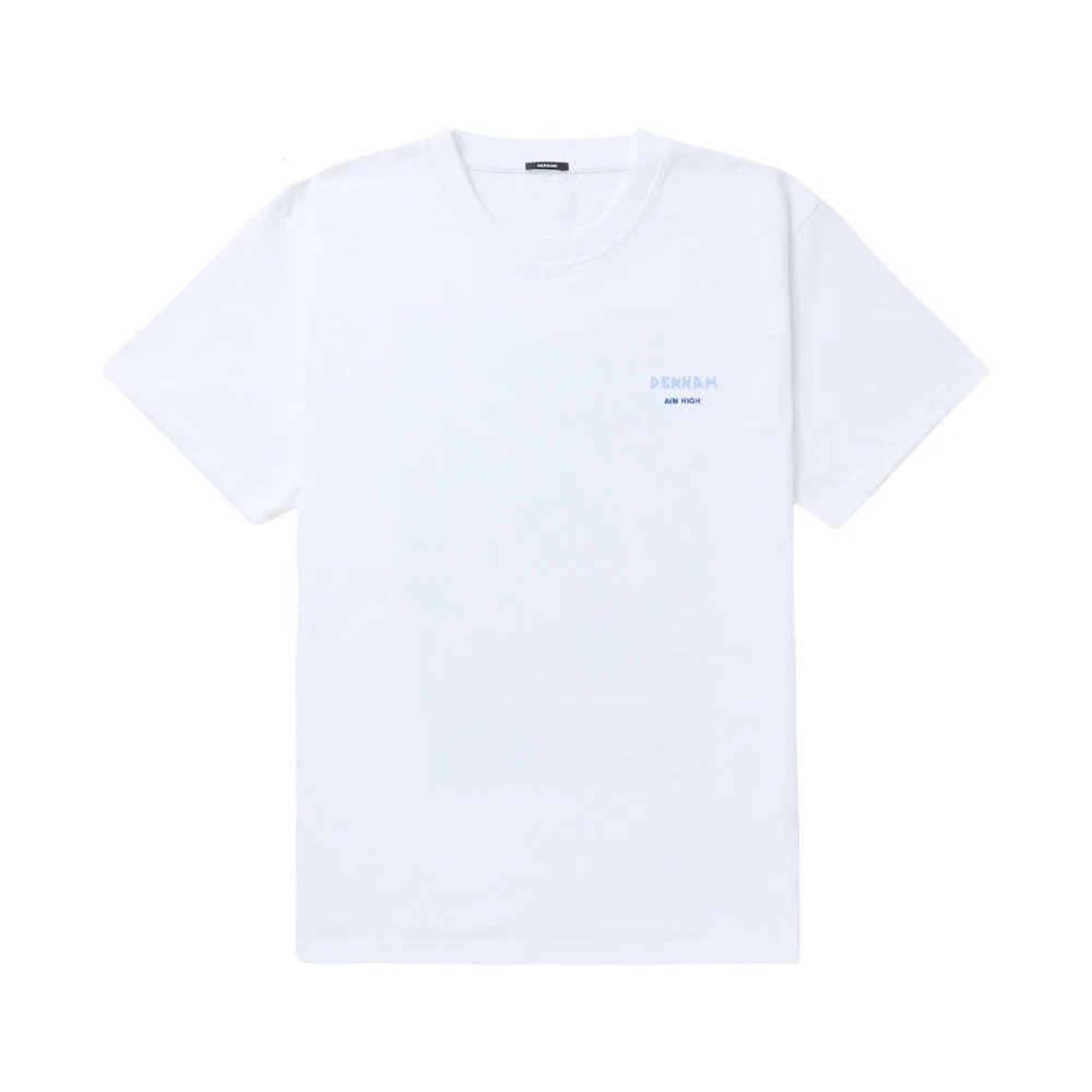 Denham The Jeanmaker Painter Tee Korte Mouw T-shirt White Heren