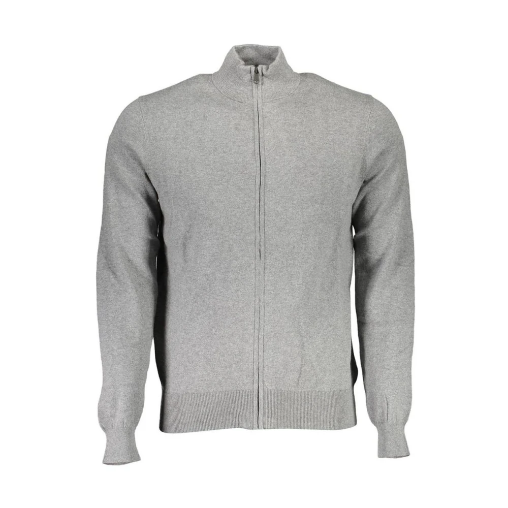 North Sails Zipup Knit Cardigan Classic Fit - Male - Zip-Throughs - Gray - Xl - Sweatshirts & Hoodies