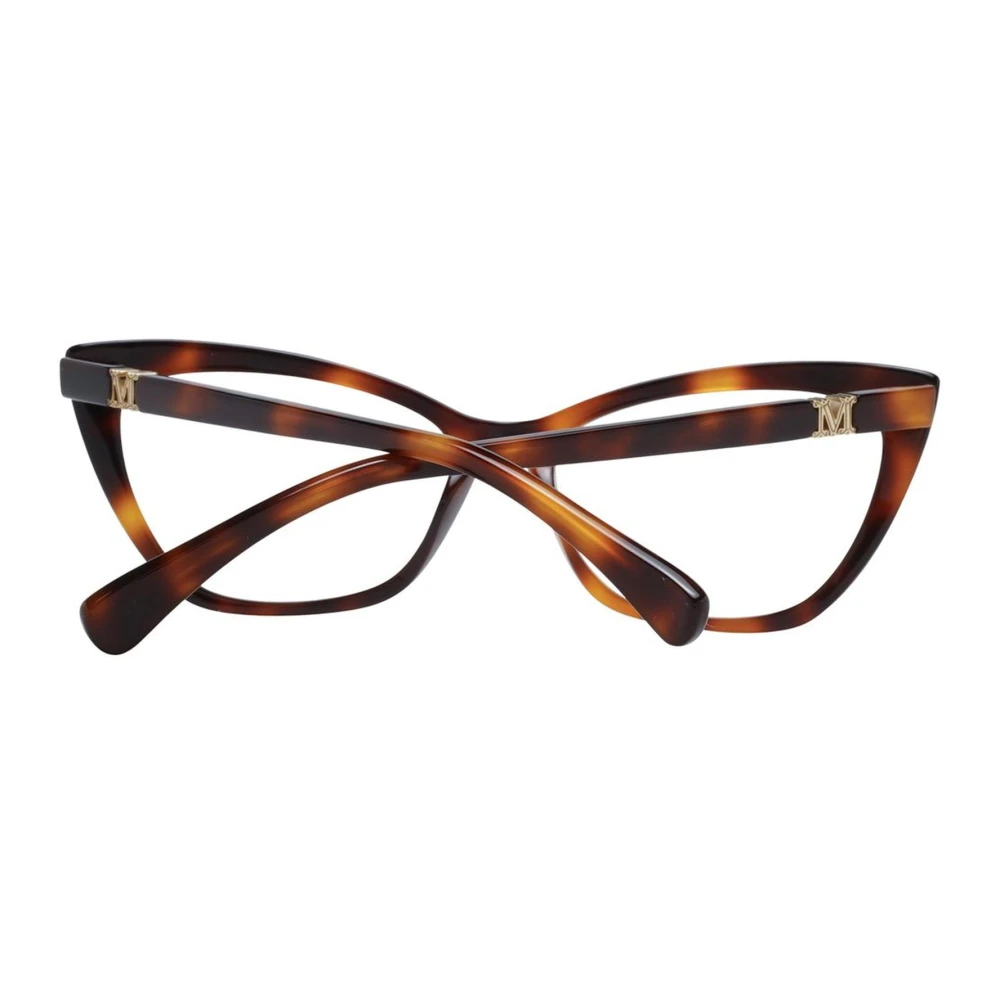Max Mara Stijlvolle Cat Eye Optische Monturen Brown Dames