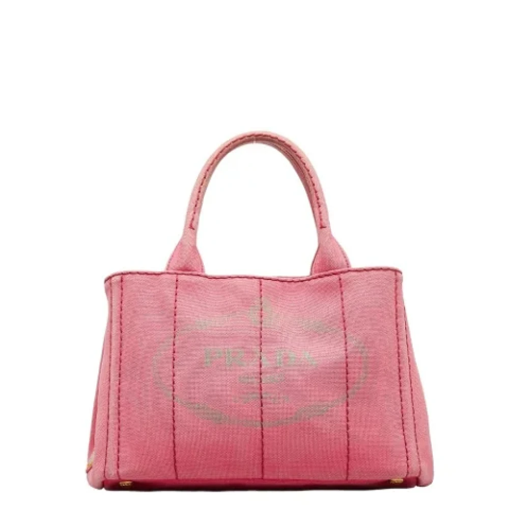 Prada Vintage Pre-owned Fabric prada-bags Pink Dames