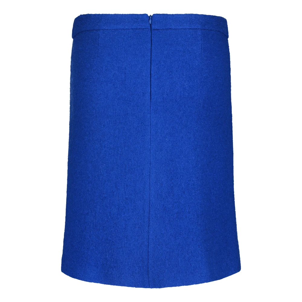 Betty Barclay Rits Wol Rok Blue Dames