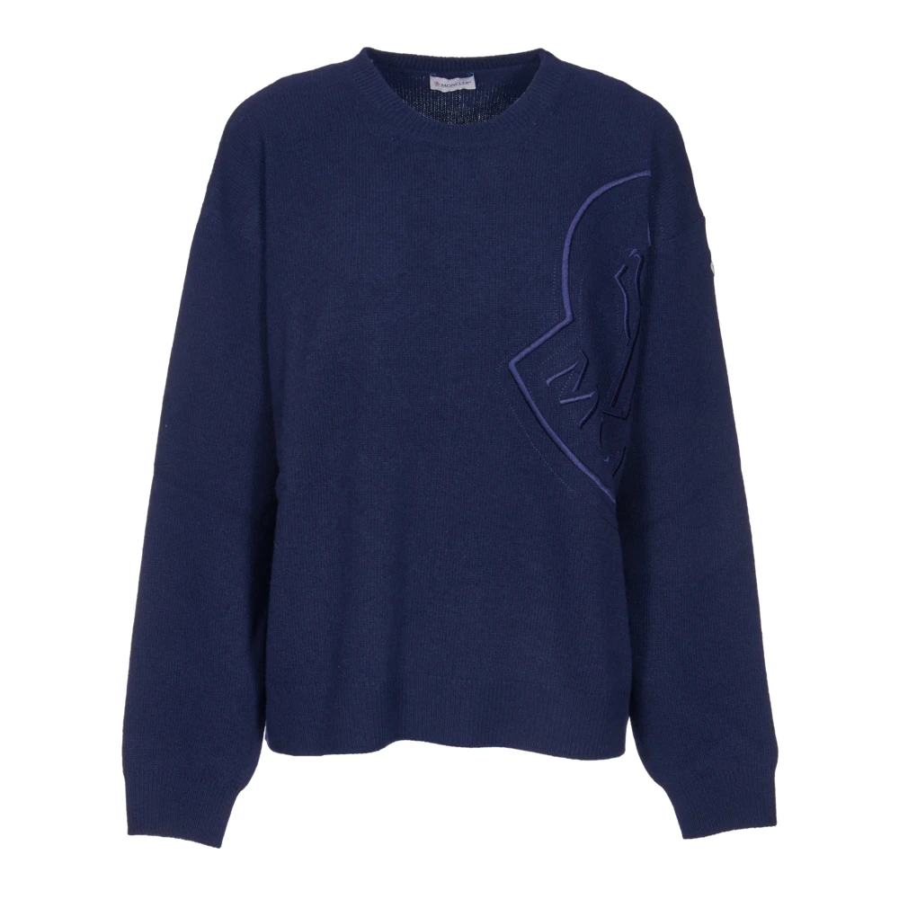 Moncler Metal Pinafore Sweaters Blue Heren
