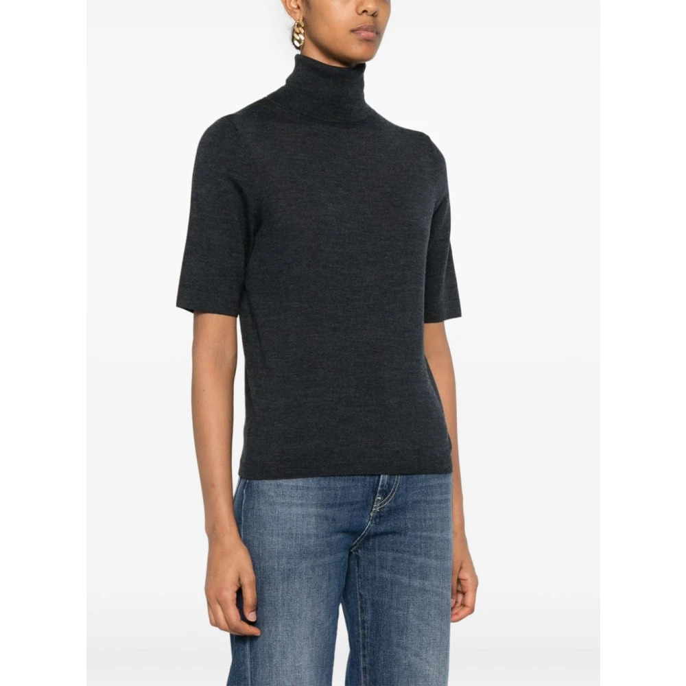 allude Antraciet Sweater Collectie Gray Dames