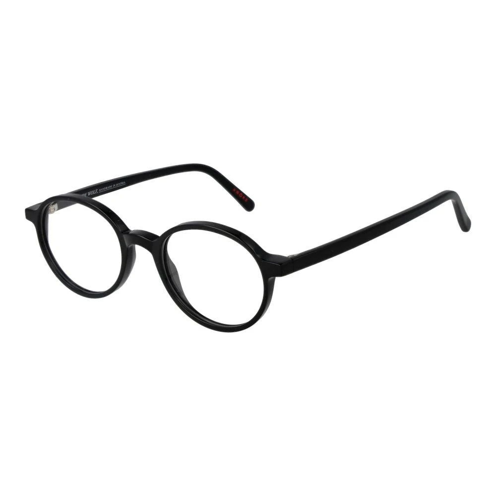 Andy Wolf Unisex Black Glasses, One Size, Optical Frames Oval Style