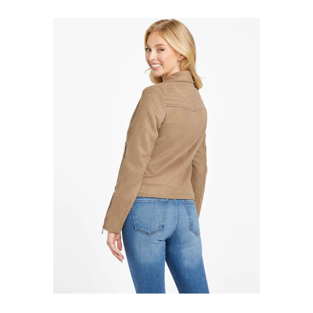 Guess Bruine Ritsjas Slim Fit Brown Dames