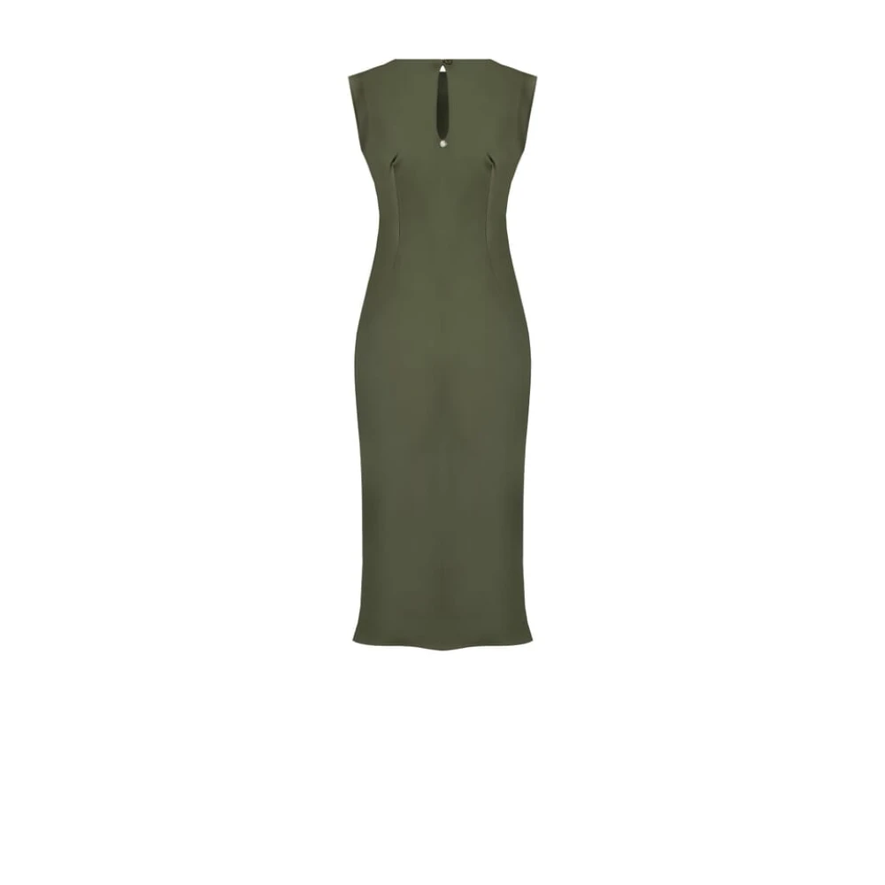 RINASCIMENTO Winterjurkencollectie 2024 25 Midi-jurk Green Dames