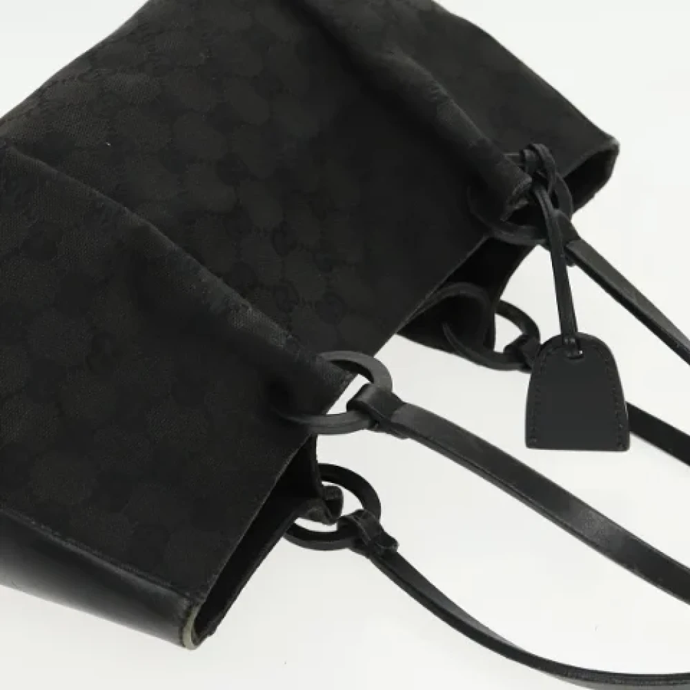 Gucci Vintage Pre-owned Canvas gucci-bags Black Dames